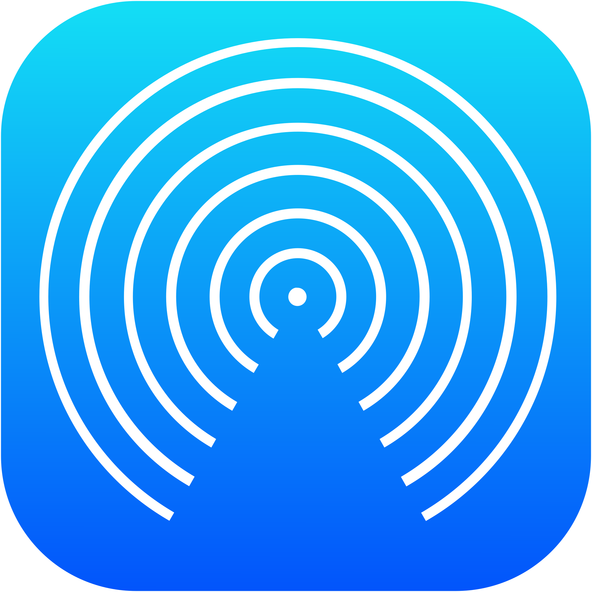 Apple AirDrop sharing icon